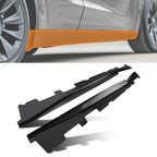 Body Kit Side Skirt Extension Panel for Chevrolet Camaro (2016–2020) Matte Black