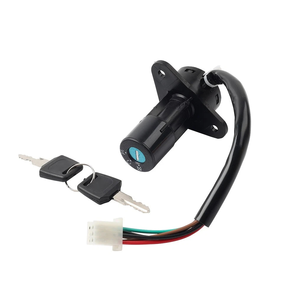 Ignition Switch Lock Set with 2 Keys for Suzuki GS125 (6 Wires)