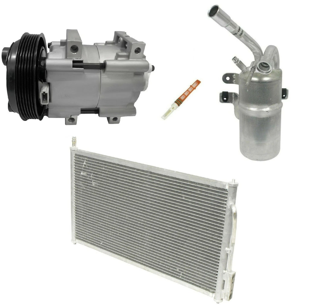 AC Compressor Kit With Condenser for Ford Focus 2.0L (2000–2002)