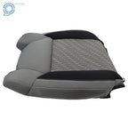 Front Driver Lean Seat Cover for Toyota Tundra (2014-2021) Gray/Black