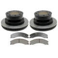 ACDelco Gold Rear Brake Kit 345mm Disc Rotors Pads for Express Savana (2003–2023)