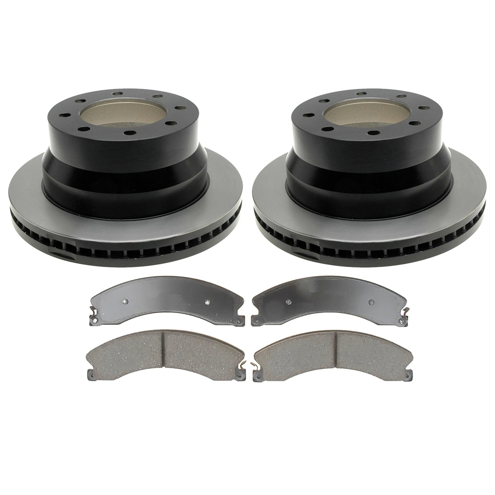 ACDelco Gold Rear Brake Kit 345mm Disc Rotors Pads for Express Savana (2003–2023)