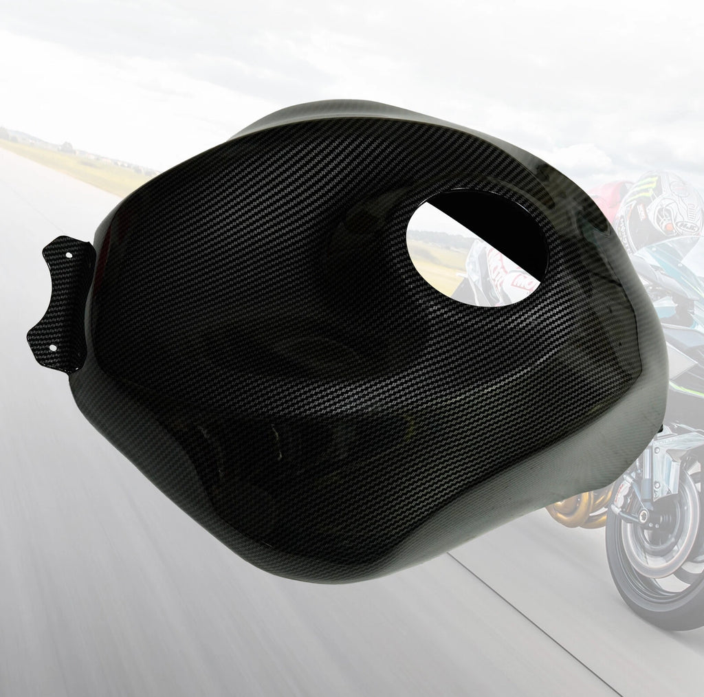 Carbon Fiber Fuel Gas Tank Cover for Kawasaki Ninja ZX-6R (2009–2025)