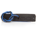 10PCS 3/8" White/Blue LED Clearance Side Marker Lights for Trailer Van Truck