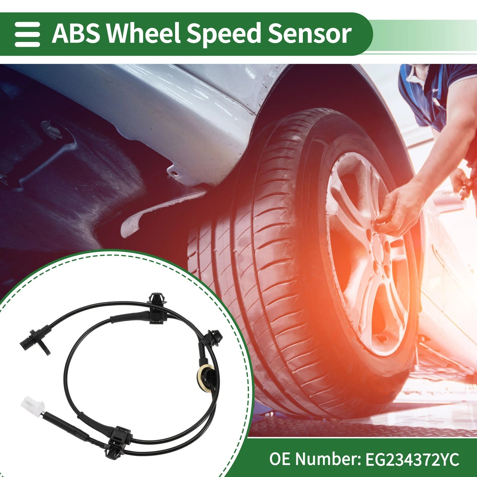 ABS Wheel Speed Sensor No.EG234372YC for Mazda CX-7 (2007–2012)