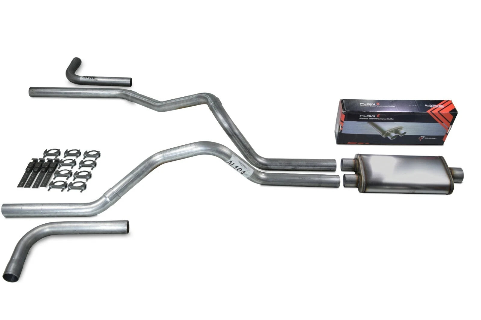 Dual Exhaust Kit for Chevy GMC 1500 (2007–2014) 2.5" Stainless Steel