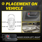 Set of 2 Inside Door Handles for Toyota Tacoma (2005–2015) & Corolla (2003–2008)