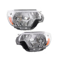Pair Chrome Headlight Assembly for Toyota Tacoma (2012–2015)