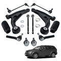 12x Front Lower Control Arms Sway Bar Tie Rods Kit for Dodge Journey (2009–2020)