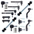 Set of 14 Front Outer Tie Rod Ends & Ball Joints for GMC Yukon (1992–1995)