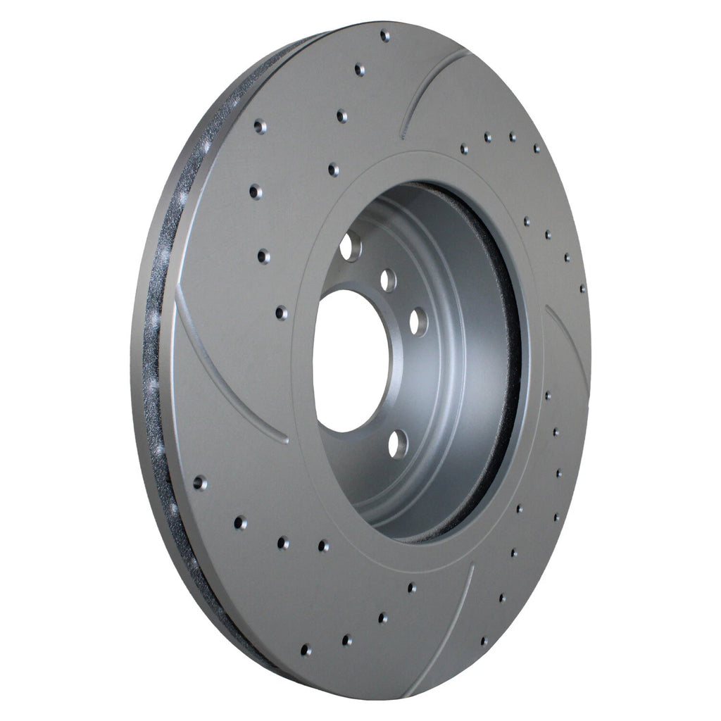 2 Front Drilled Coated 325mm Brake Rotors for BMW X3 (E83)