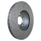 2 Front Drilled Coated 325mm Brake Rotors for BMW X3 (E83)