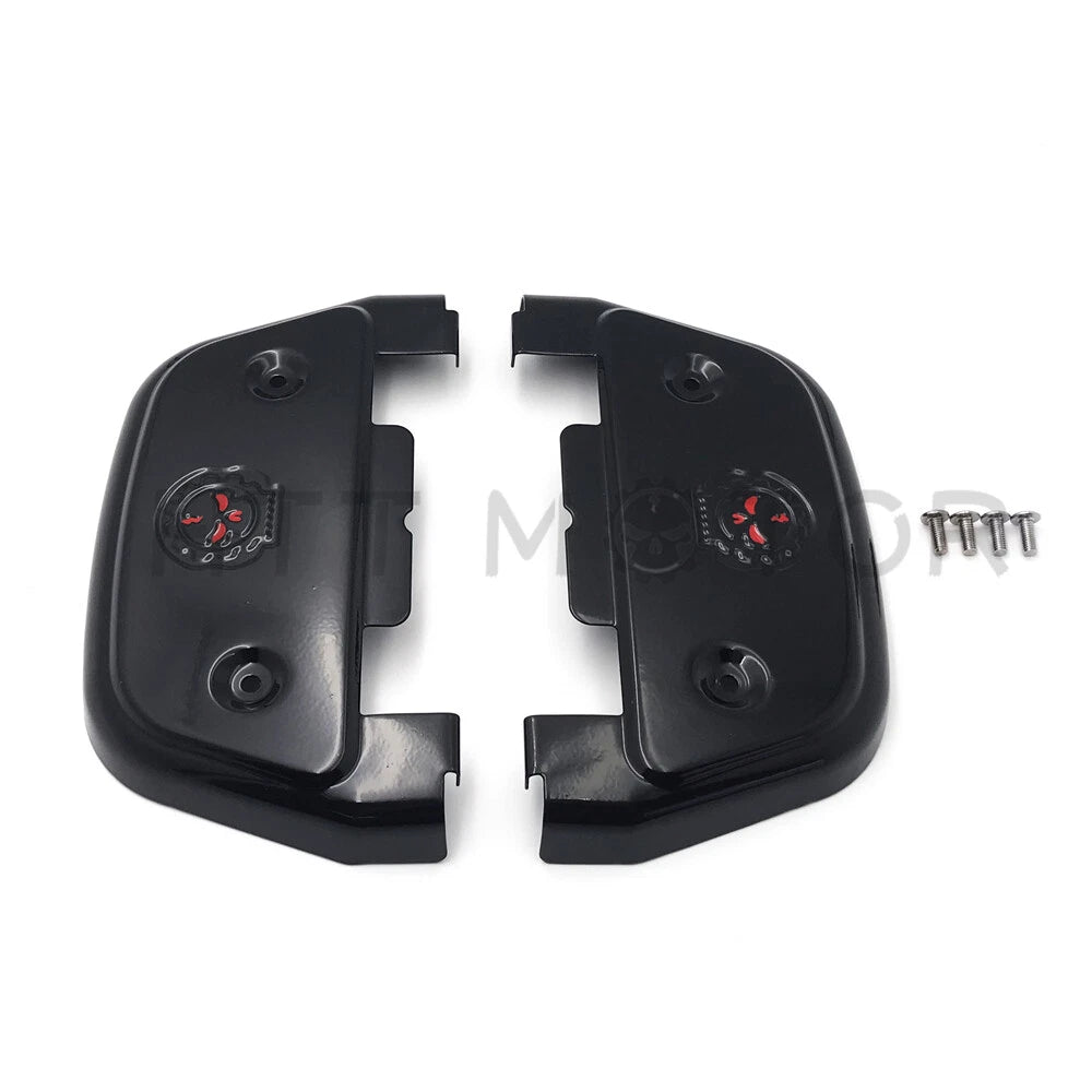 Skull Passenger Footboard Cover for Harley Dyna (2006–2017), Softail (1986–2017), Touring (1987–2017)