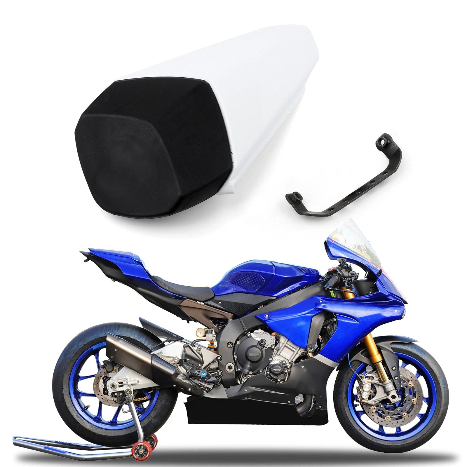 Rear Seat Cowl Cover for Yamaha YZF-R1 (2015–2024) White