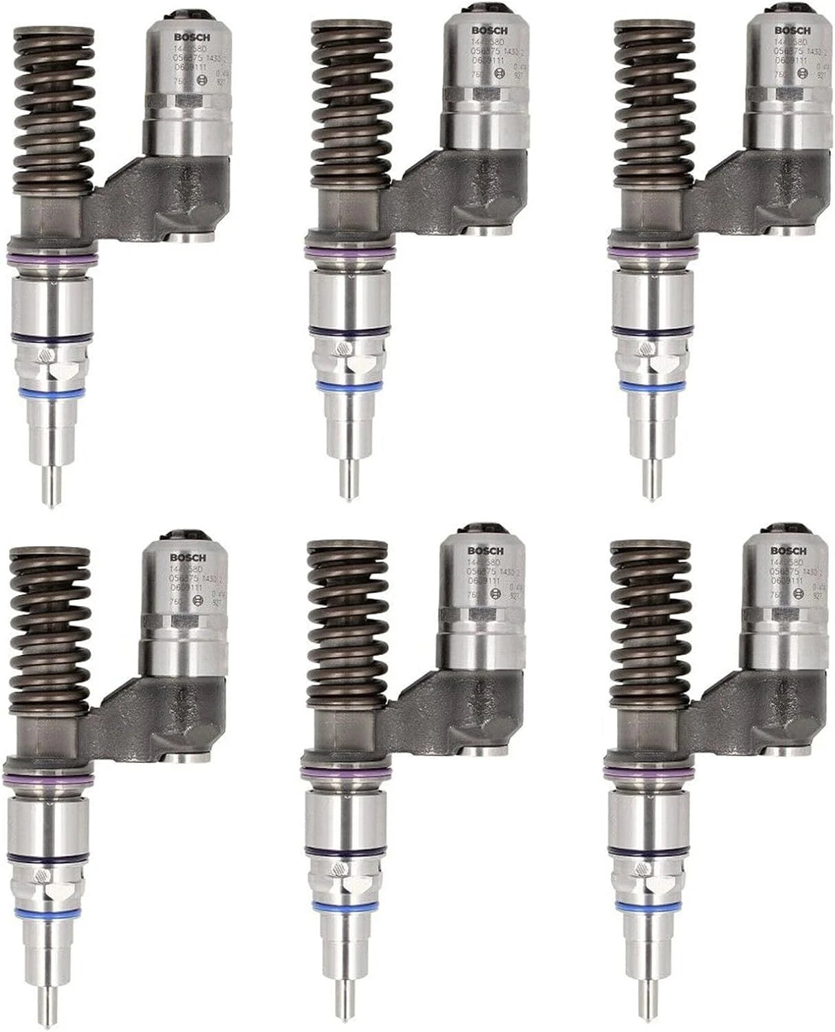 6pcs Fuel Injector 1440580 for Scania DC12 DC16 (2000–2023)