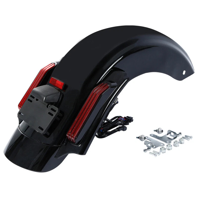 5" Stretched Hard Saddlebags Rear Fender LED Light for Harley Touring (2014–2024)