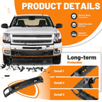 Front Bumper Lower Valance Air Deflector for Chevy Silverado 1500 (2007–2013)