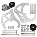 A/C Compressor Mounting Bracket Kit for LS Truck SUV Swap (6061 Aluminum)