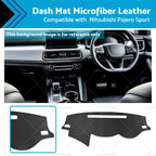 Dash Mat Non-Slip Microfiber Leather for Mitsubishi Pajero Sport (2015–2025)
