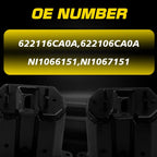 Set of 2 Front Bumper Brackets for Nissan Altima (2019–2021)