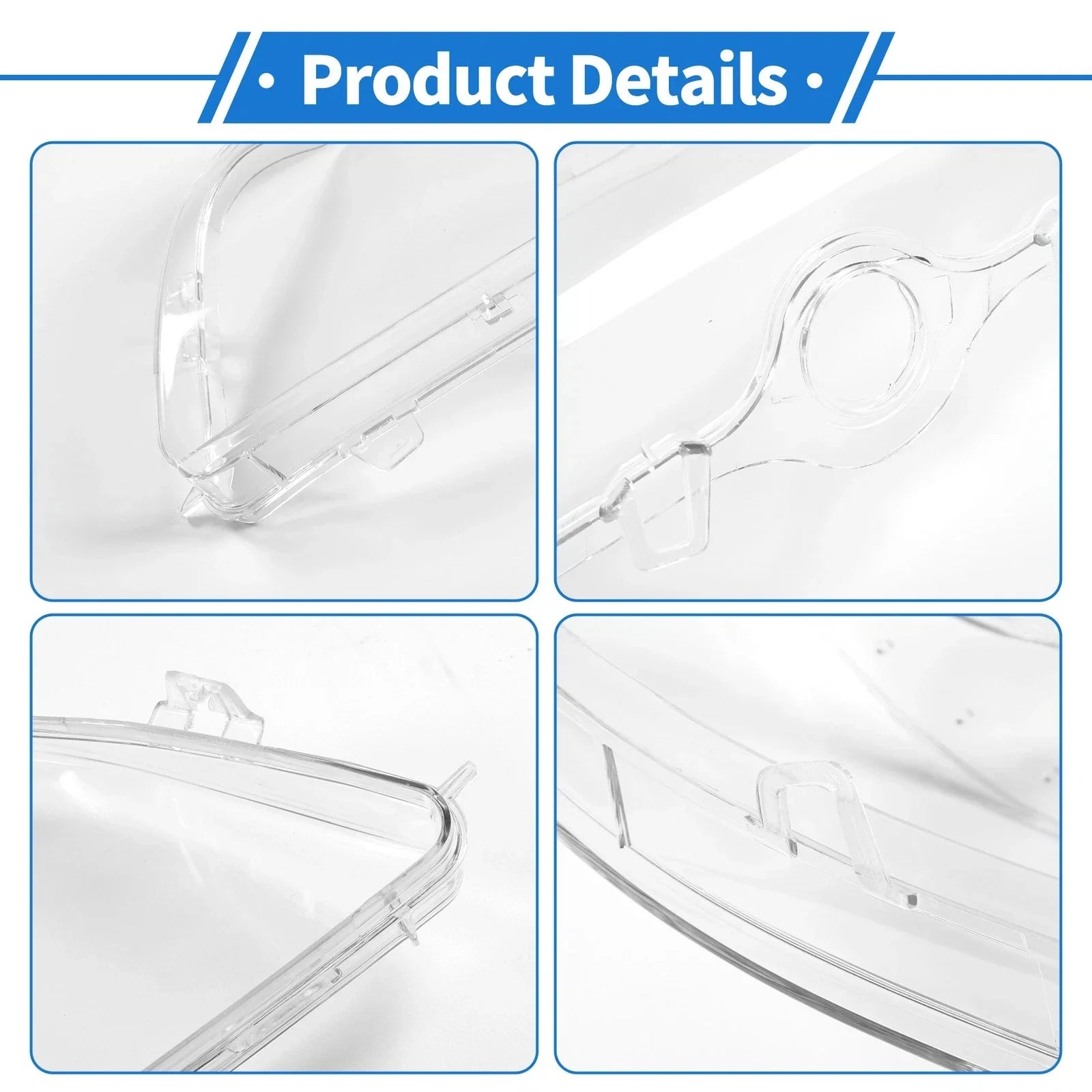 1 Pc Front Left Headlight Lens Cover for BMW 5 Series E39