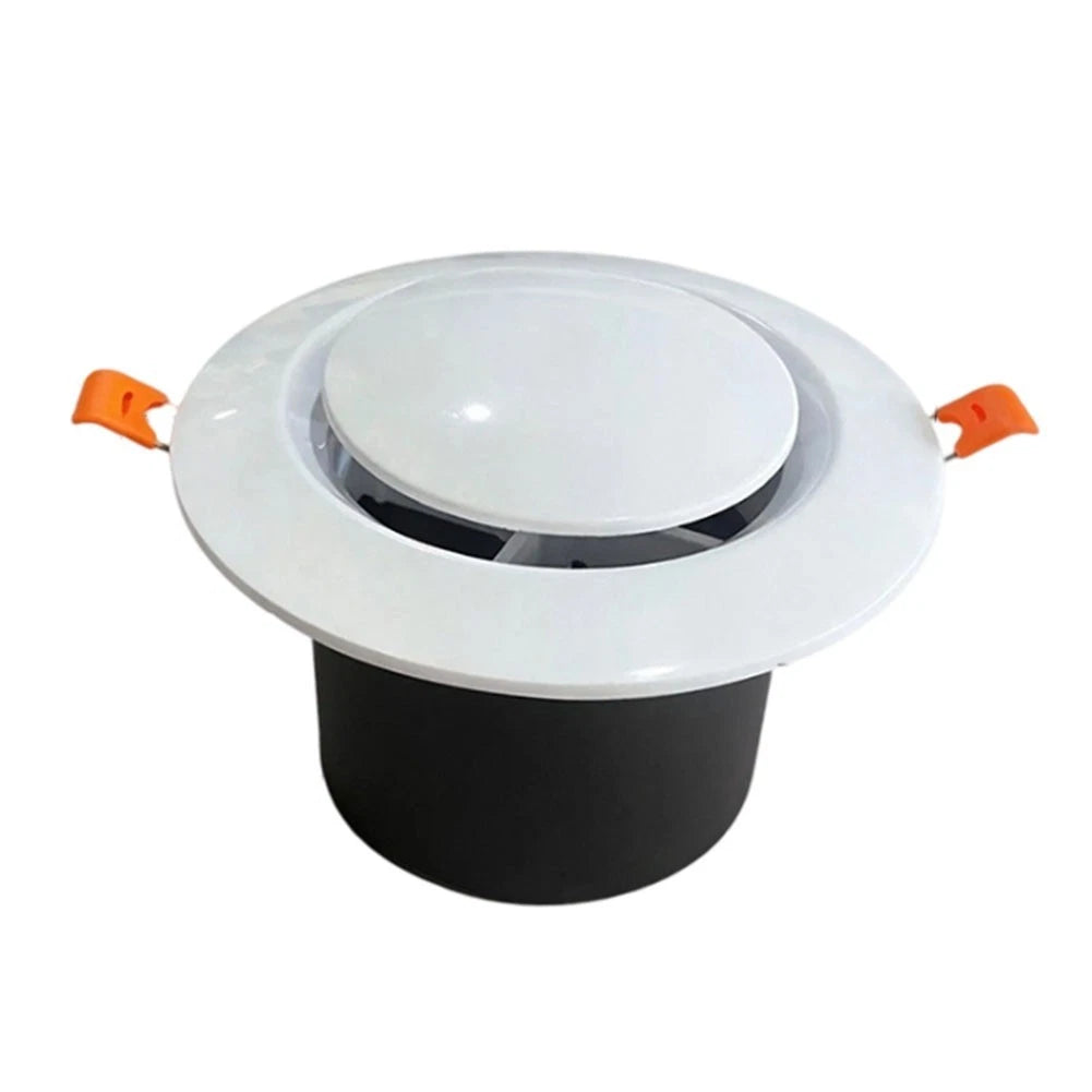 ABS Round Cornice Vent Cover 75mm 100mm for Bathroom Dryer Exhaust