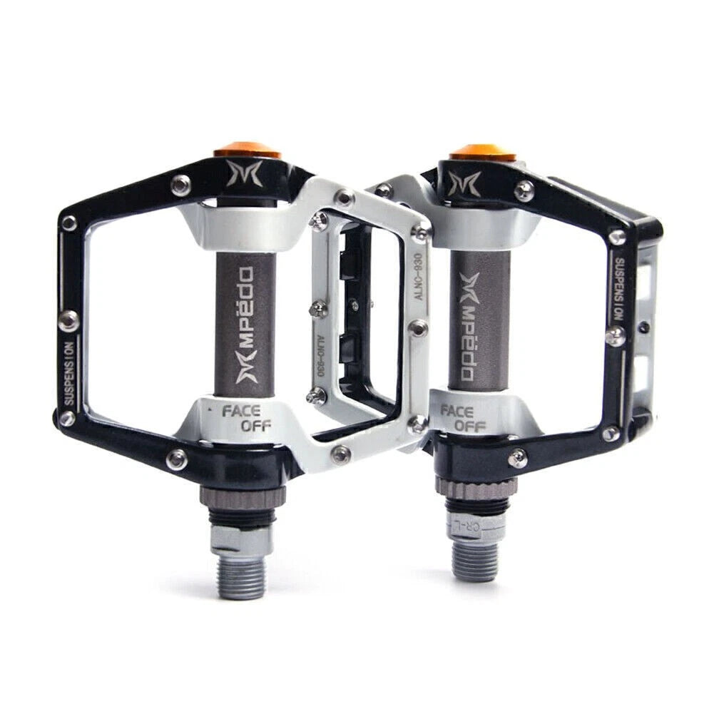 Bicycle Platform Pedals 9/16" Flat Sealed Bearing for MTB Road Bike