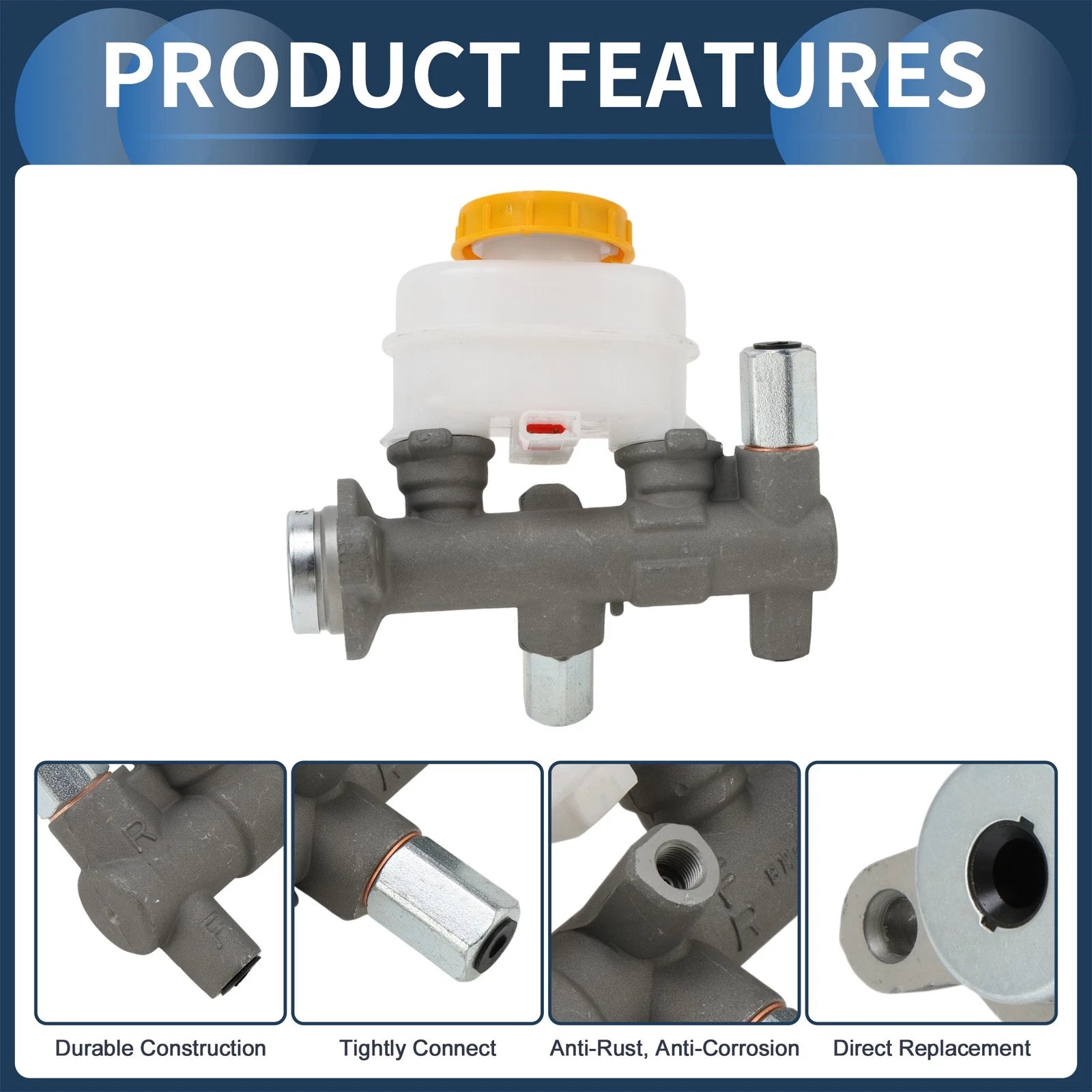 Brake Master Cylinder with Reservoir No. 460102M100 for Nissan Sunny (1990–1994)