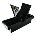 60" Aluminum Double Lid Gull Wing Tool Box for Truck Pickup