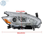 Chrome Halogen Headlight with LED DRL for Nissan Murano (2017)