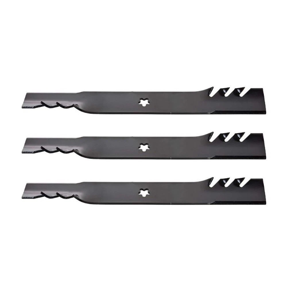 3 Pack Mulcher Blade for Sears Craftsman 137380 (Fits 50") 595-609