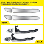 2X Front & Rear Right Outside Door Handle for Hyundai Tucson (2016–2017)