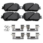 Set of 4 Akebono ProAct Front Ceramic Disc Brake Pads for Lexus GS300 IS250 (1998–2015)