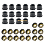 Front Upper & Lower A Arm Bushing Kit for Yamaha Warrior 350 YFM350X (2004–2013)