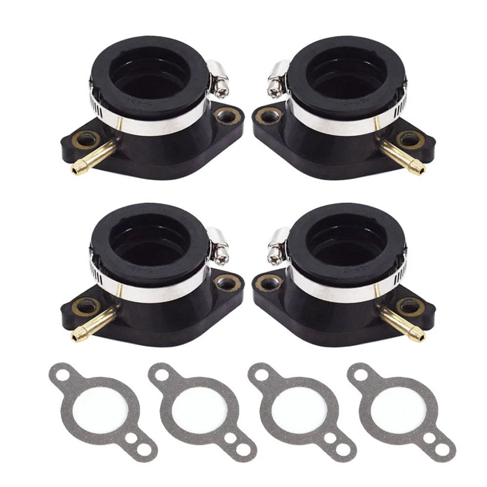 Set of 2 Carburetor Intake Manifold Boots for Yamaha XJ550 (1982)
