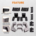 6" Drop Flip Kit & Under Bed C Notch for Chevy Silverado GMC Sierra 1500 (2007–2018)