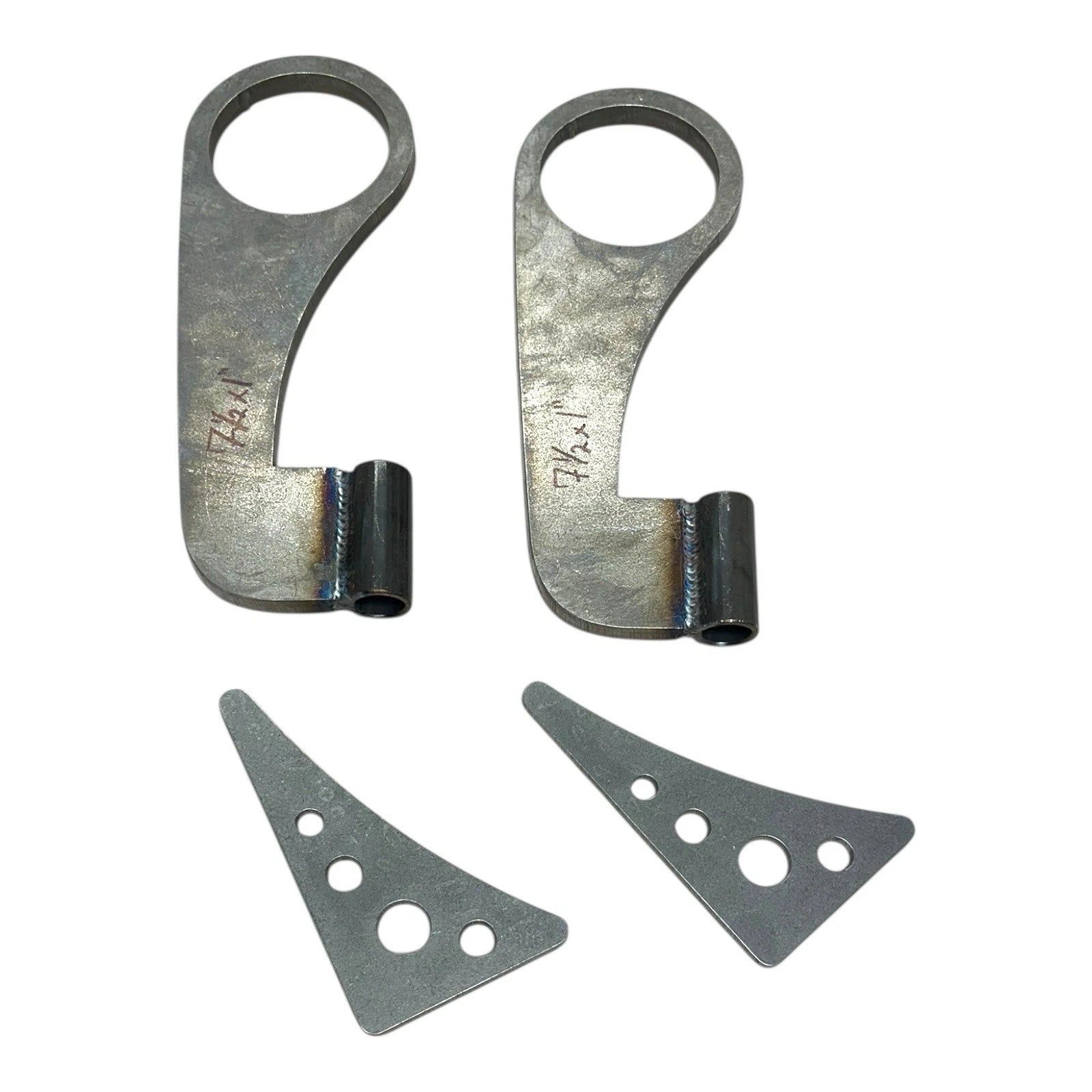 Rear Spring Hanger Drop Bracket Kit with Gussets for Hot Rod 3" Axle (1970–2000)