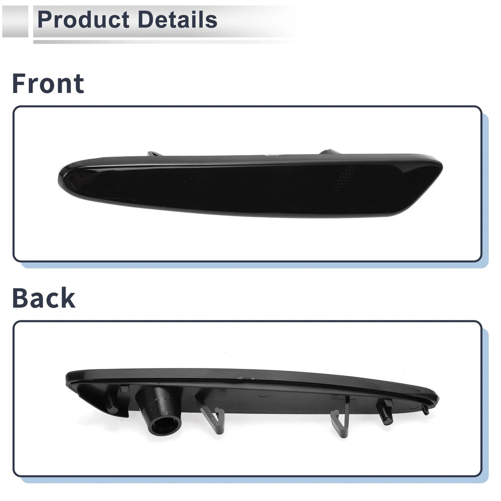 1 Pc Left Front Bumper Side Marker Light Cover for Chevy Corvette (2005–2012)