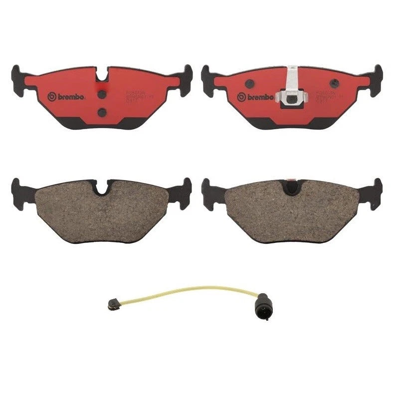 Brembo Rear Ceramic Brake Pads & Wear Sensor for BMW E32 E34 E38 (1988–2001)