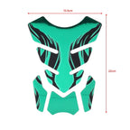 Gold Fuel Gas Tank Pad Decals for Kawasaki Ninja 250 300 400 ZX10R