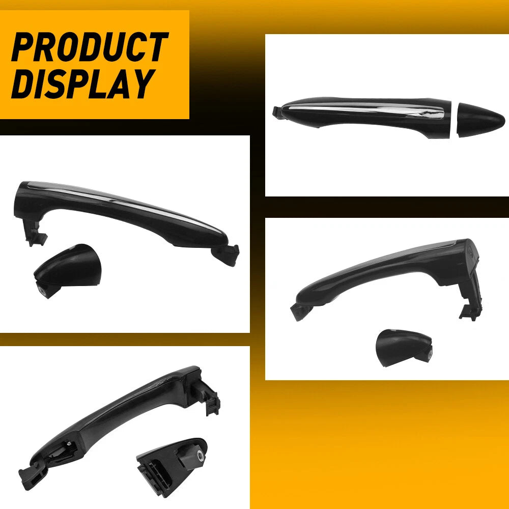 Outside Door Handle for Kia Forte (2010–2018) - Primed Black Rear Left