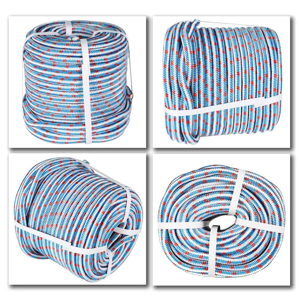 16 Strand Braided Arborist Tree Rope 1/2" x 150FT for Rigging