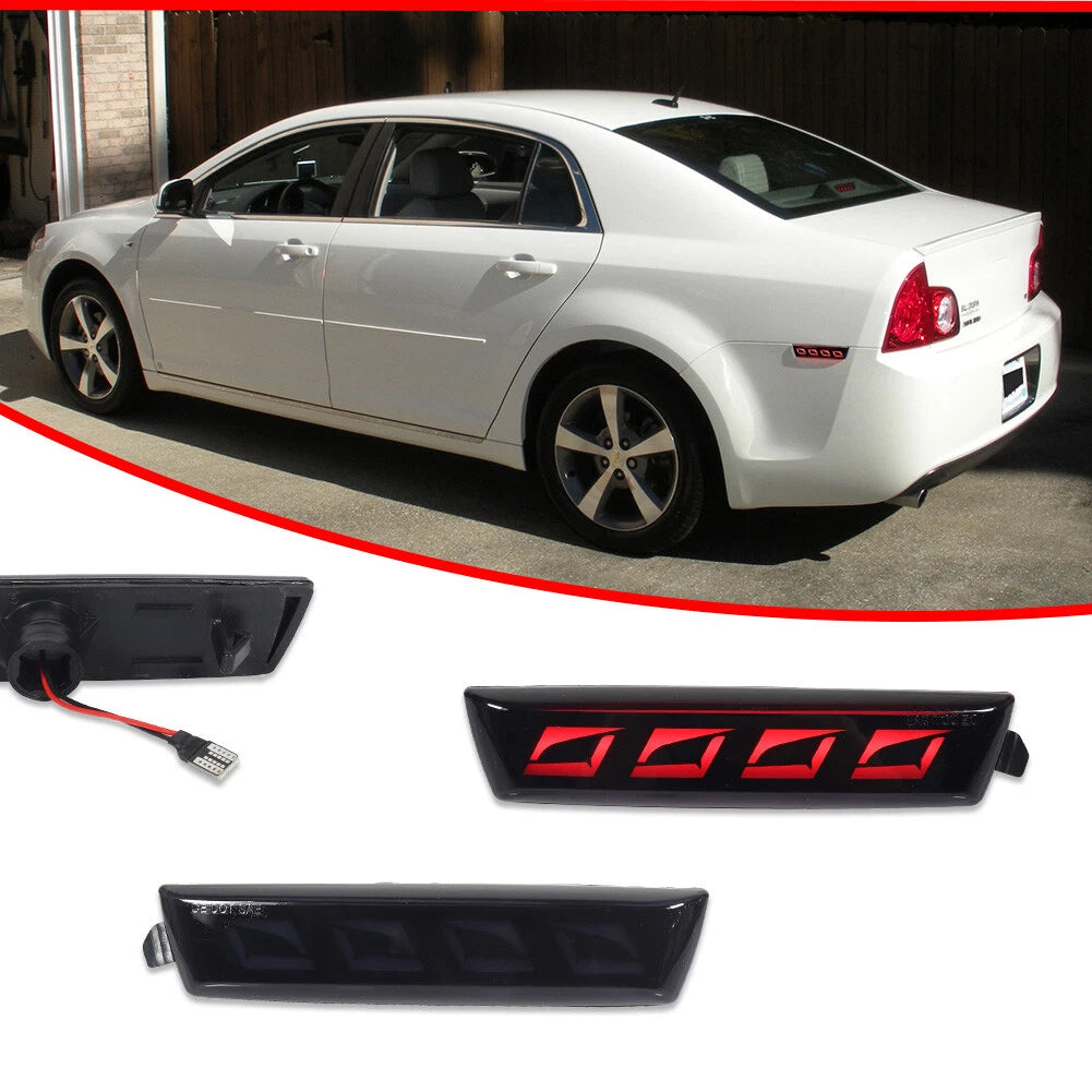 Smoked LED Fender Side Marker Lights for Chevrolet Malibu (2008–2012)