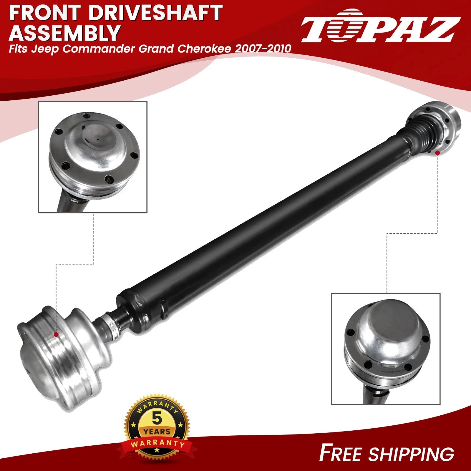 Front Driveshaft Prop Shaft for Jeep Commander Grand Cherokee (2007–2010)
