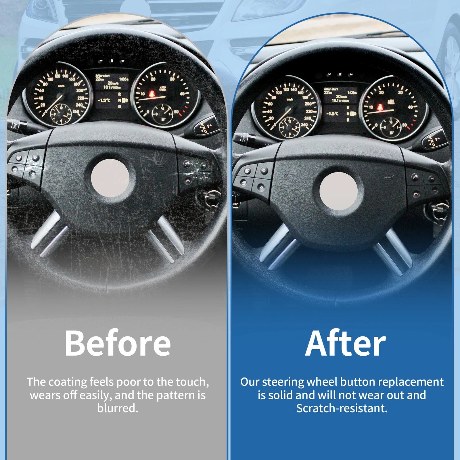 Steering Wheel Buttons for Mercedes-Benz ML-Class W164 (2006–2009) No. 1648207910