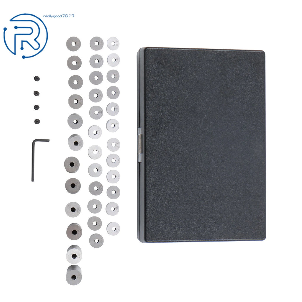 Set of 36 Steel Spacer Blocks for M6 Thread Size
