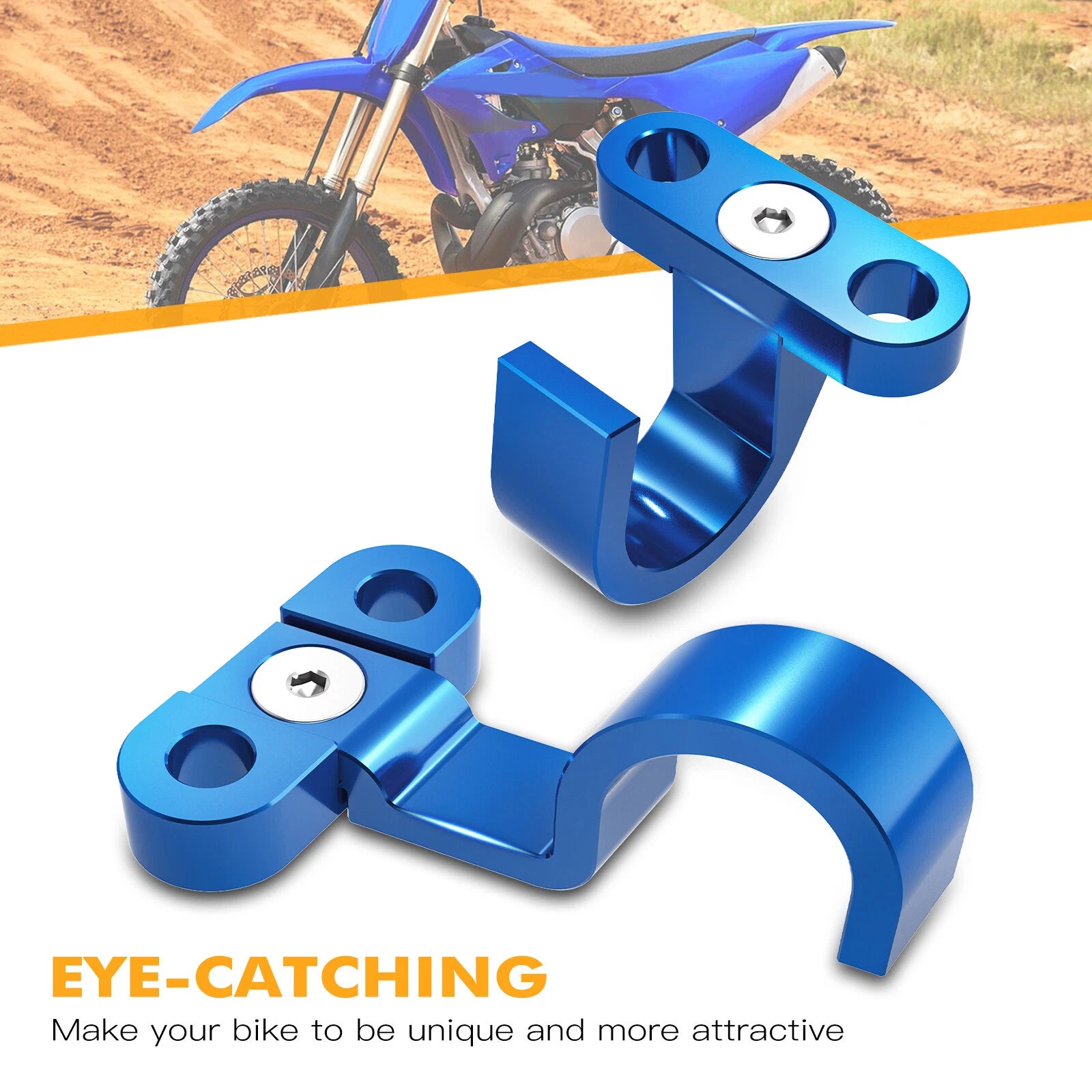 Rear Brake Line Cable Clamp Guide for Yamaha WR250F 450F YZ450F (2006–2023)