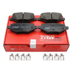 Set of 4 TRW Pro Rear Ceramic Brake Pads for Ford Explorer Flex Taurus Lincoln MKT MKS (2010–2019)