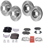 Brake Disc Rotors and Pads Kit for Hyundai Sonata (2009–2010)