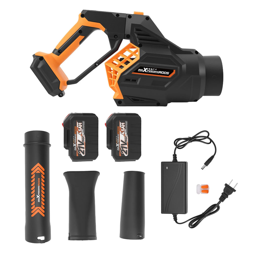 Cordless Leaf Blower 650CFM for Universal Use (Electric, Set of 2 Batteries)